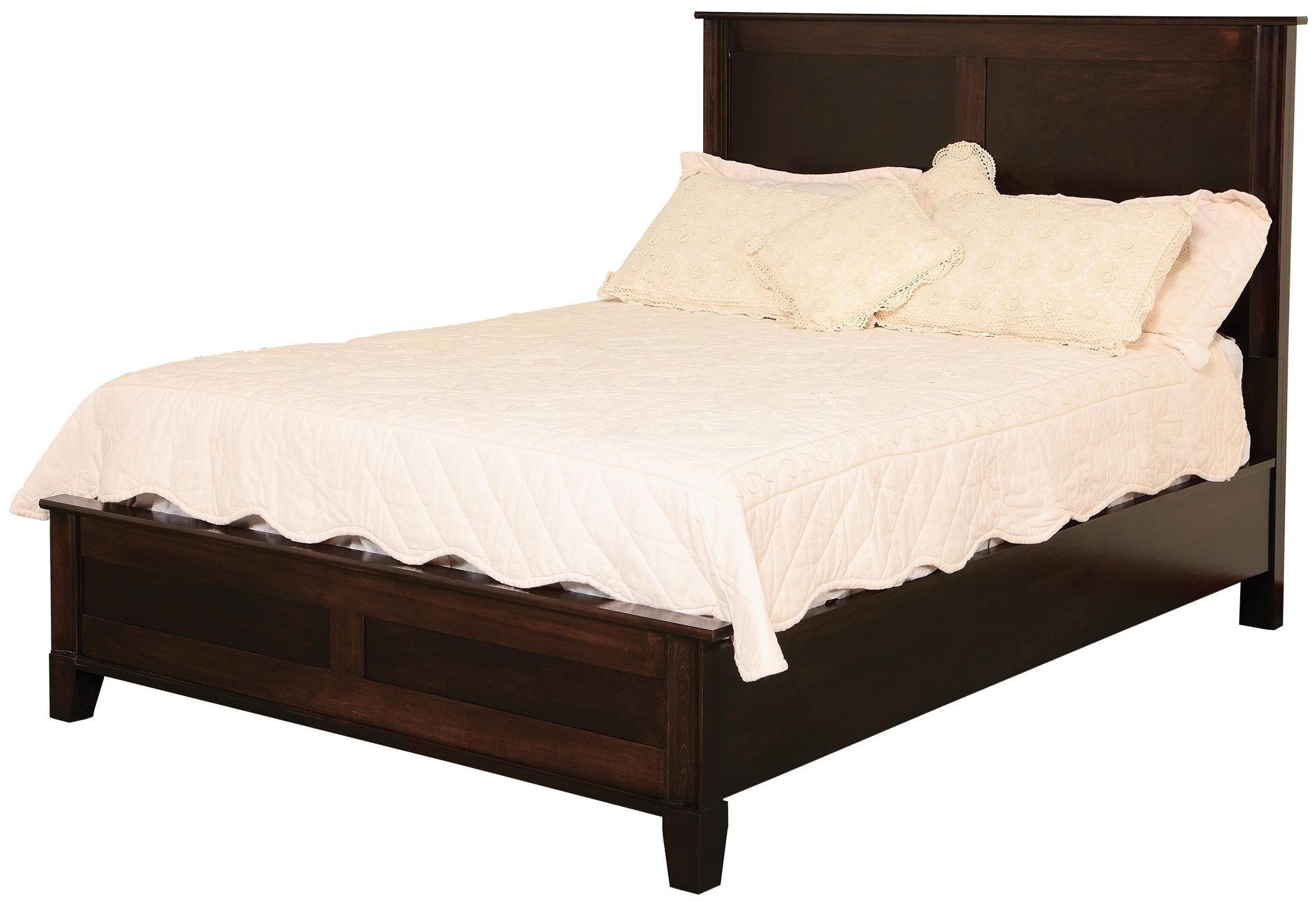 Daniel's Amish Cosmopolitan Queen Frame Bed with Low Footboard Conlin